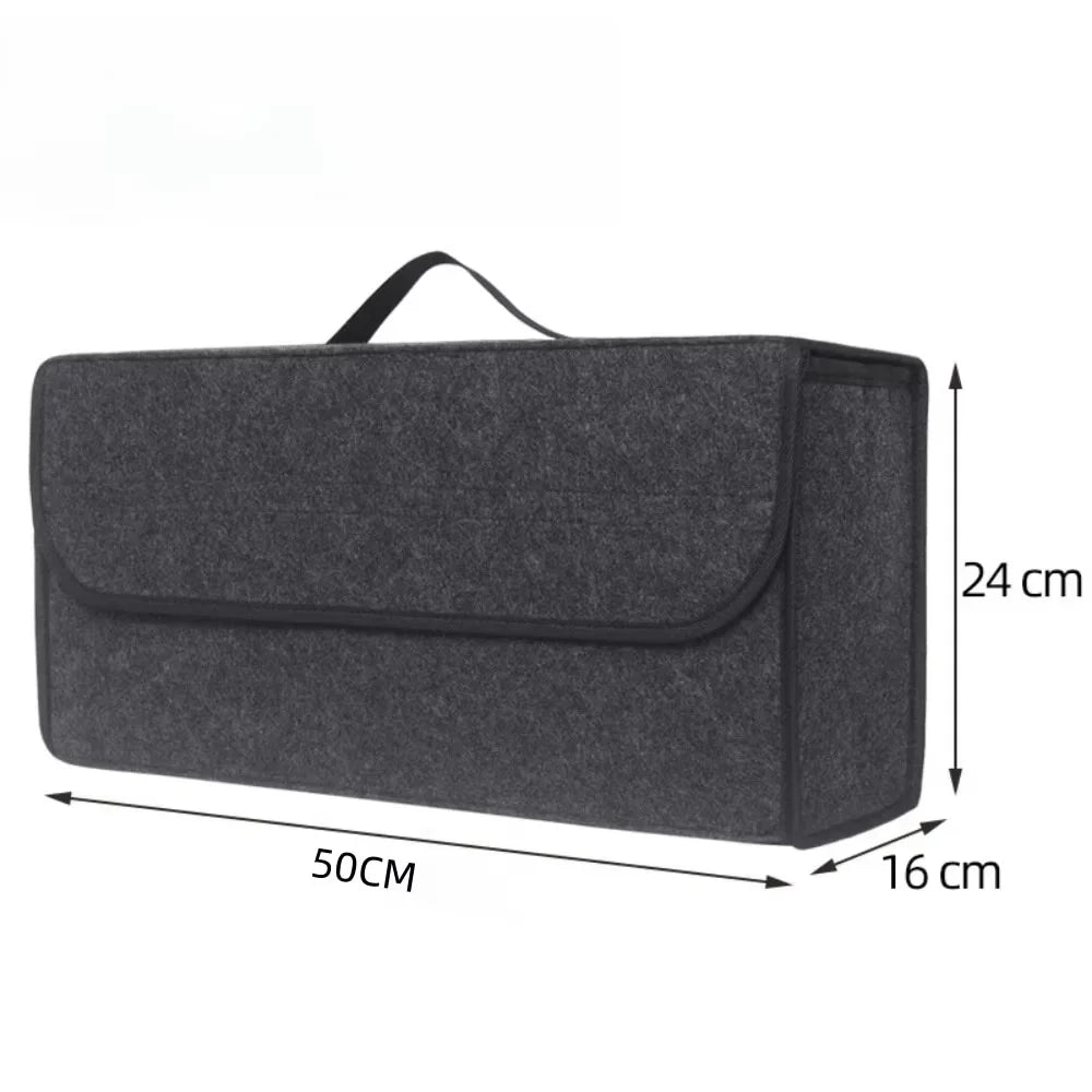 Carvella™ FlexiTrunk — Premium Foldable Car Trunk Organizer