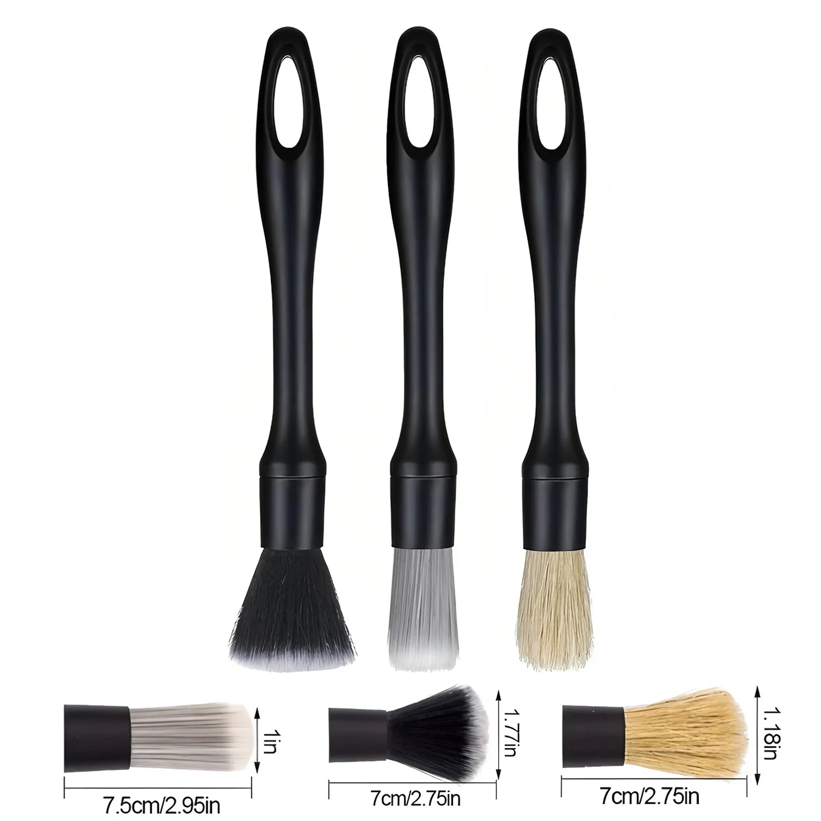 Carvella™ DetailPro — Premium Car Detailing Brush Set