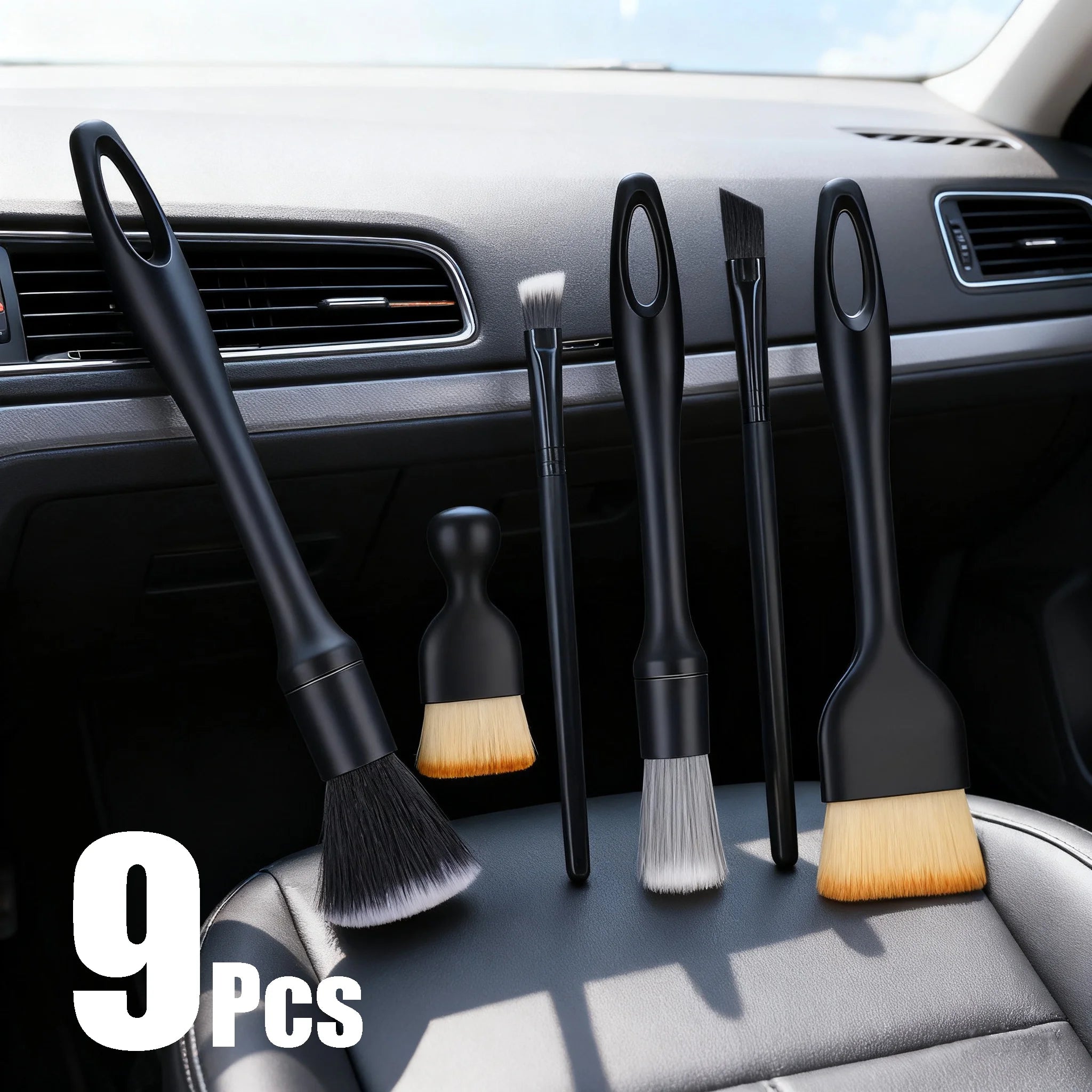 Carvella™ DetailPro — Premium Car Detailing Brush Set