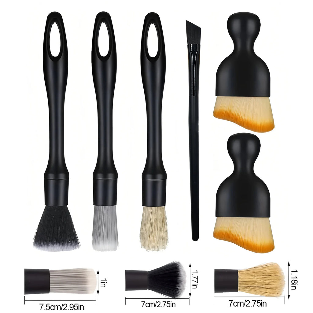 Carvella™ DetailPro — Premium Car Detailing Brush Set