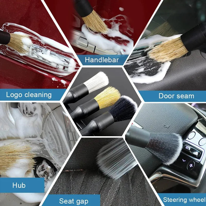 Carvella™ DetailPro — Premium Car Detailing Brush Set