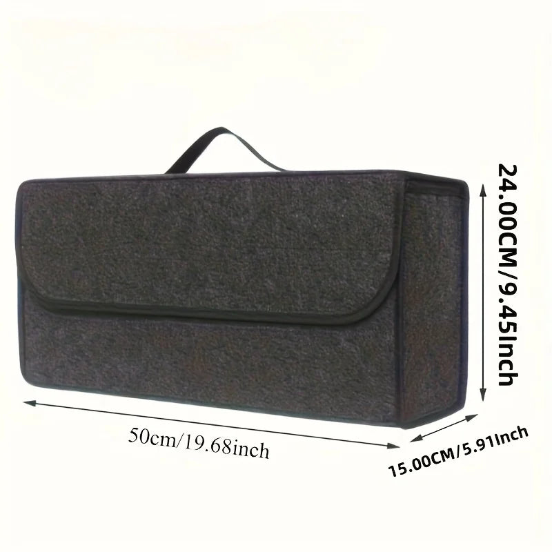 Carvella™ FlexiTrunk — Premium Foldable Car Trunk Organizer